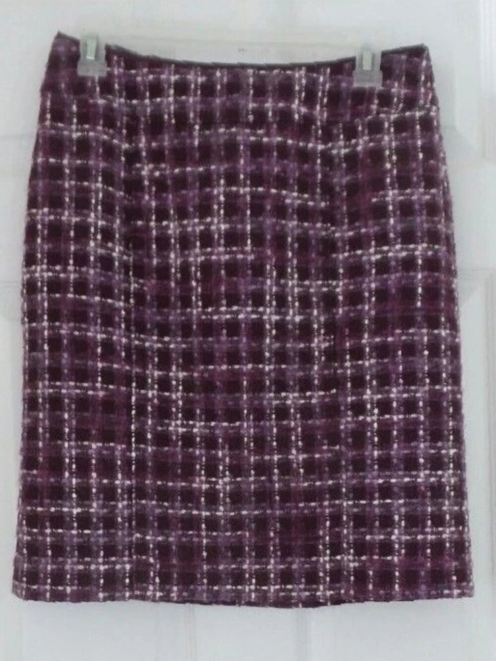 ANN TAYLOR Skirt SIZE 4 PURPLE Career Dress Style LINED